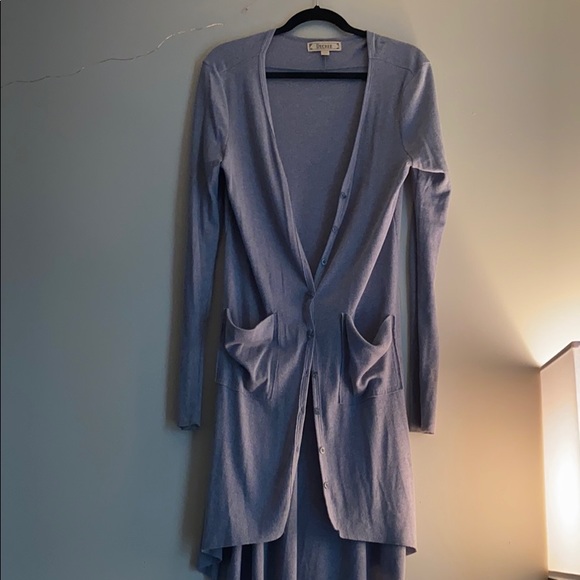 Decree Gray Cardigan Size XL - Picture 3 of 4